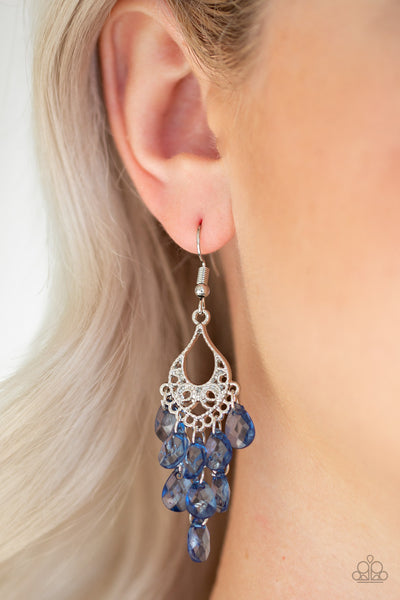 Paparazzi Accessories What Happens In Maui - Blue Earrings 