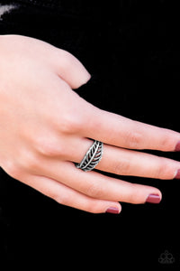 Paparazzi Accessories Only Time QUILL Tell - Silver Ring