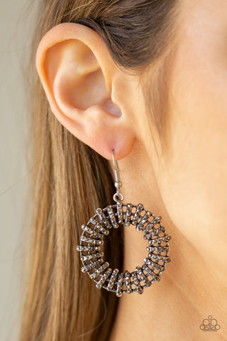 Paparazzi Accessories Girl Of Your GLEAMS - Silver Earrings 