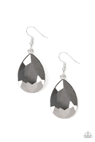 Paparazzi Accessories Limo Ride - Silver Earrings 