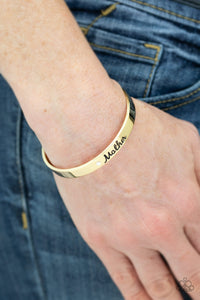 Paparazzi Accessories Every Day Is Mothers Day - Gold Bracelet 