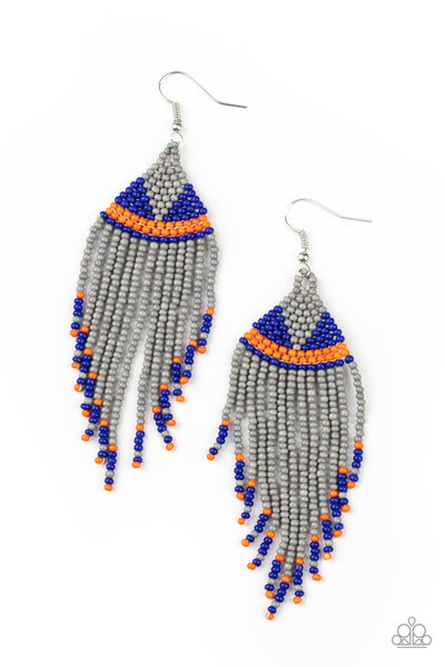 Paparazzi Accessories BEADazzle Me - Silver Earrings 