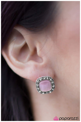 Paparazzi Accessories Ice Palace - Purple Earrings 