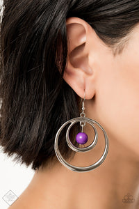 Paparazzi Accessories Diva Pop - Purple Earrings 