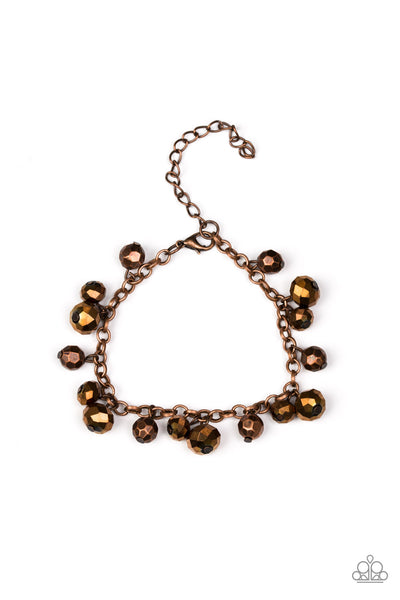 Paparazzi Accessories Brilliantly Burlesque - Copper Bracelet 