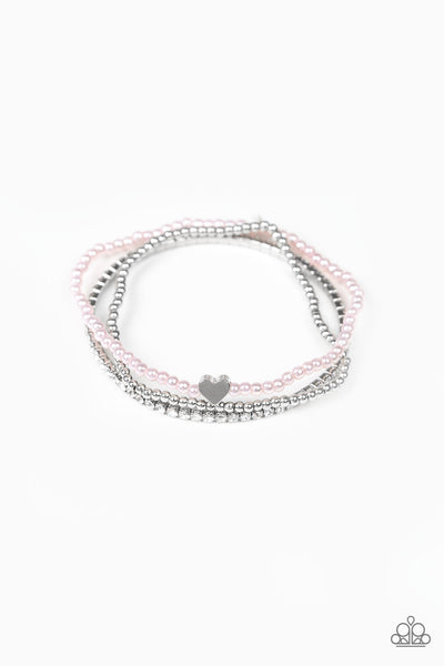 Paparazzi Accessories Cuter Than Cupid - Pink Bracelet 
