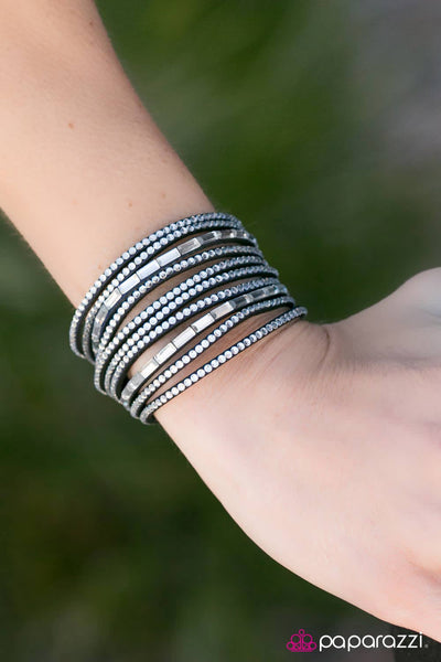 Paparazzi Accessories Name Your Price - Silver Bracelet