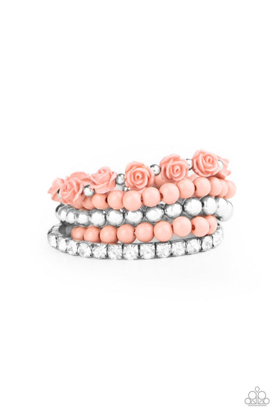 Paparazzi Accessories Rose Garden Grandeur - Pink Bracelet 