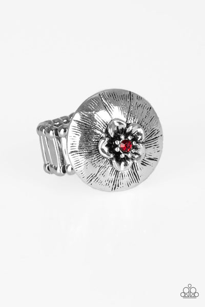 Paparazzi Accessories Blooming Beach Party - Red Ring