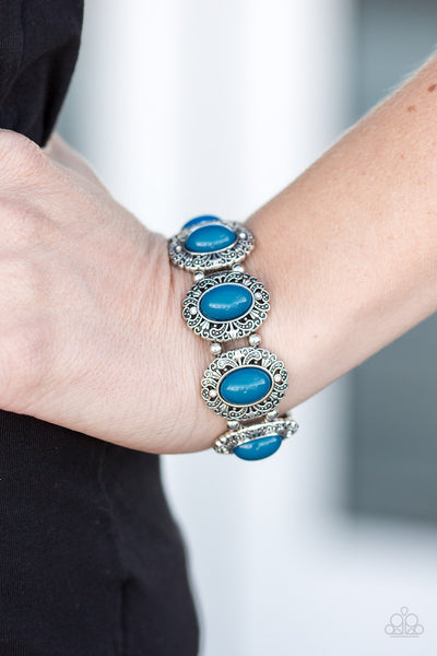 Paparazzi Accessories Ventura Vogue - Blue Bracelet 