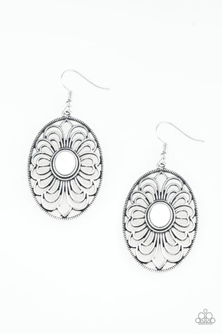 Paparazzi Accessories Really Whimsy - White Earrings 