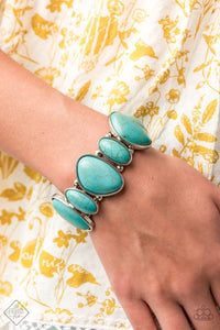 Paparazzi Accessories Feel At HOMESTEAD - Blue Bracelet 