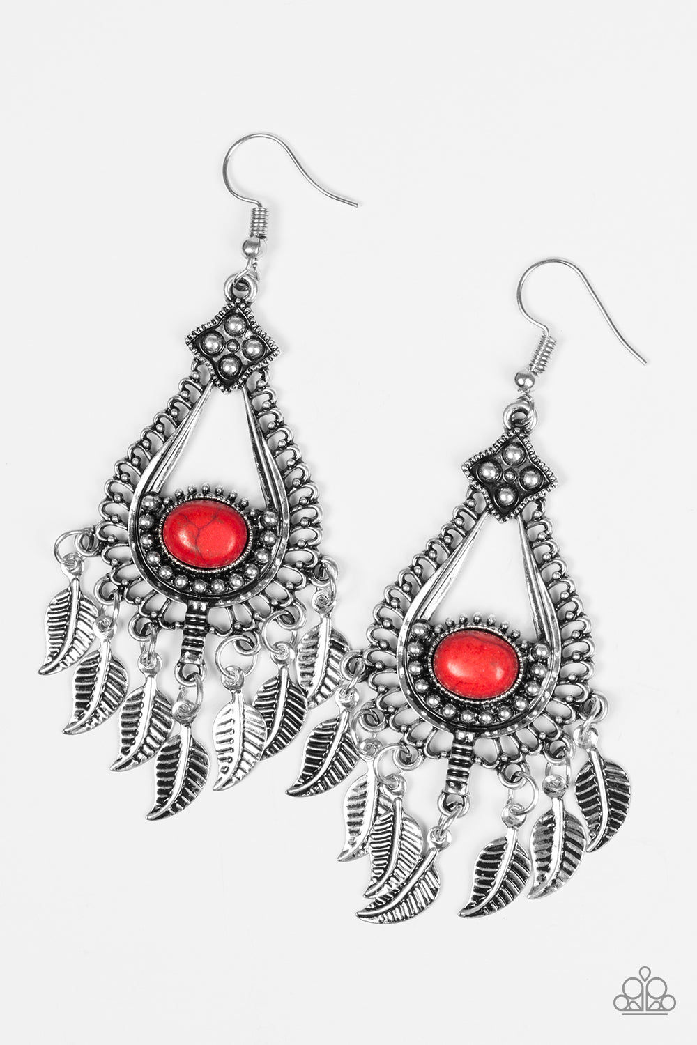 Paparazzi Accessories The FLIGHT Of Your Life - Red Earrings 