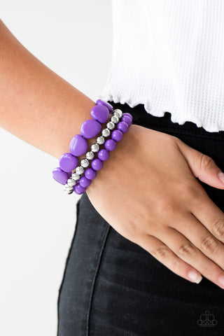 Paparazzi Accessories Color Venture - Purple Bracelet 