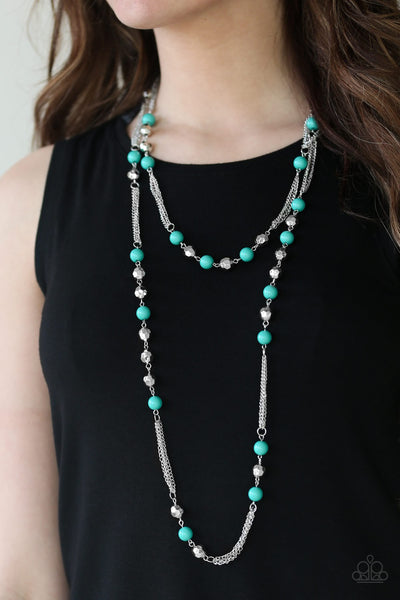 Paparazzi Necklace Beautifully Bodacious - Green