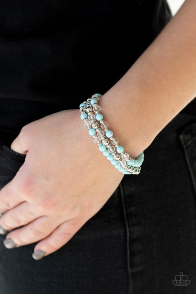 Paparazzi Accessories Irresistibly Irresistible - Blue Bracelet 