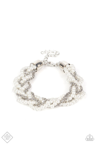 Paparazzi Accessories Vintage Variation - White Bracelet 