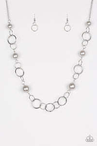 Paparazzi Necklace Darling Duchess- Silver