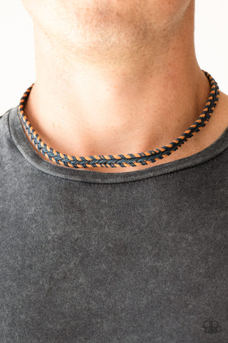 Paparazzi Accessories The Grand CANYONER - Blue Necklace 