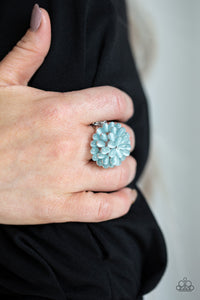 Paparazzi Accessories Bloomin Bloomer - Blue Ring