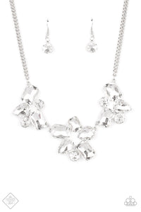 Paparazzi Accessories Galactic Goddess - White Necklace & Earrings 