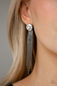 Paparazzi Accessories Level Up - Black Earrings 