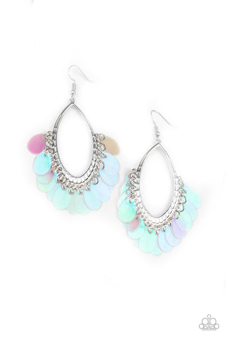 Paparazzi Accessories Mermaid Magic - Multi Earrings Iridescent