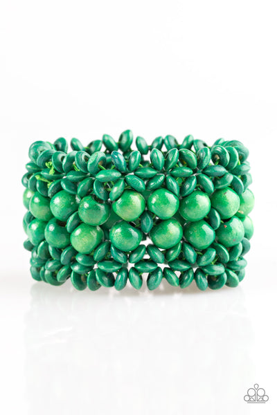 Paparazzi Accessories Tropical Bliss - Green Bracelet 