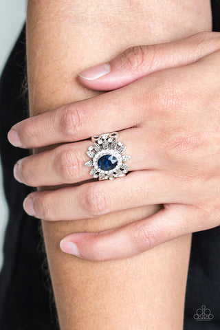 Paparazzi Accessories Burn Bright - Blue Ring