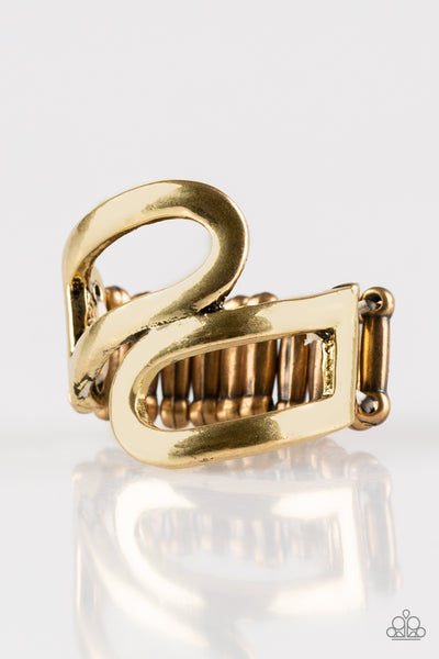 Paparazzi Accessories Really Retro - Brass Ring