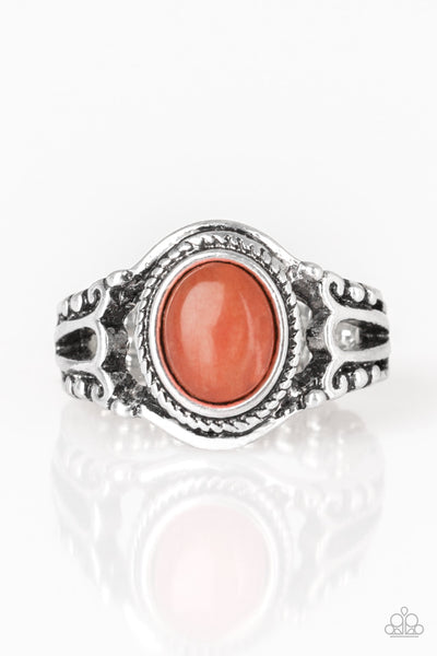 Paparazzi Accessories Peacefully Peaceful - Orange Ring