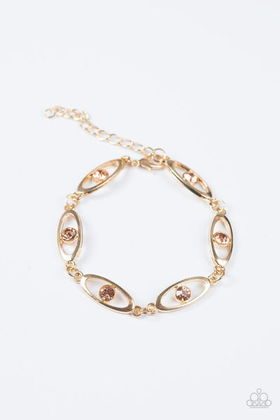 Paparazzi Accessories Starry Eyed - Gold Bracelet 