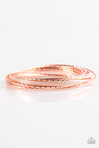 Paparazzi Accessories Metal Mogul - Copper Bracelet 