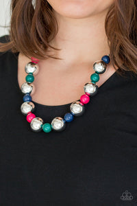 Paparazzi Accessories Top Pop - Multi Necklace & Earrings 
