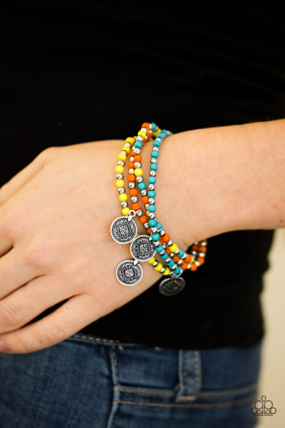 Paparazzi Accessories Gypsy Globetrotter - Multi Bracelet 