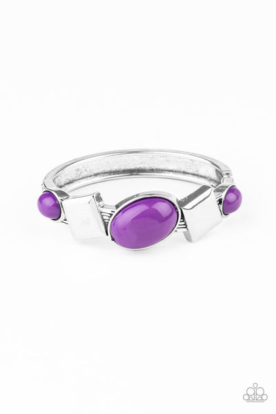 Paparazzi Accessories Abstract Appeal - Purple Bracelet 