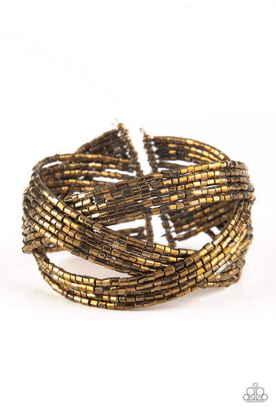 Paparazzi Accessories Shooting Stars - Brass Bracelet 