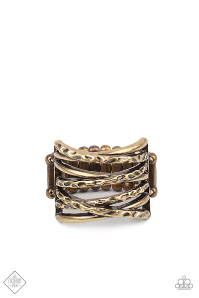 Paparazzi Accessories Switching Gears - Brass Ring