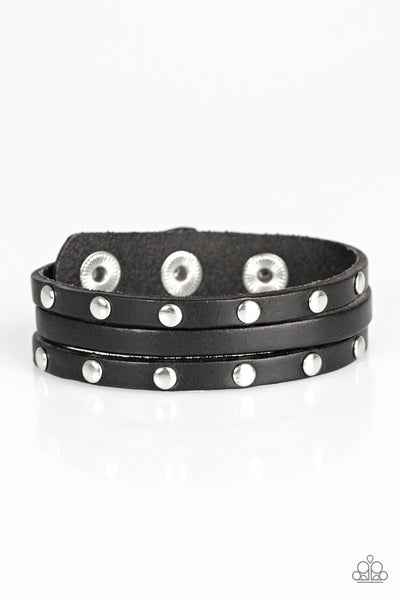 Paparazzi Accessories Radical Raider - Black Bracelet 