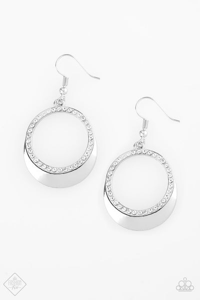 Paparazzi Accessories Pretty Pampered White Earrings 