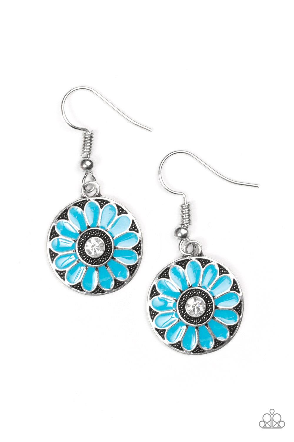 Paparazzi Accessories Lily Luau - Blue Earrings 