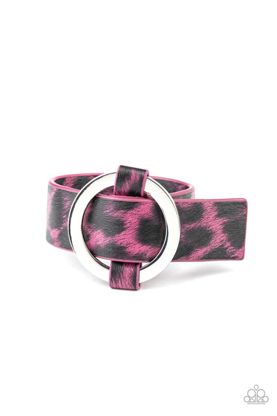 Paparazzi Accessories Jungle Cat Couture - Pink Bracelet 