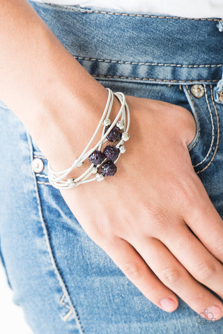 Paparazzi Accessories Marvelously Magnetic - Purple Bracelet 