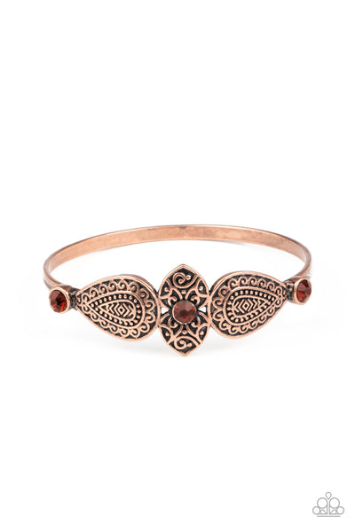 Paparazzi Accessories Flourishing Fashion - Copper Bracelet 