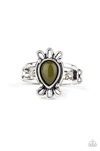 Paparazzi Accessories Tranquil Tide - Green Ring