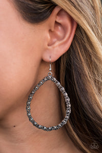 Paparazzi Accessories Galaxy Gardens - Silver Earrings 