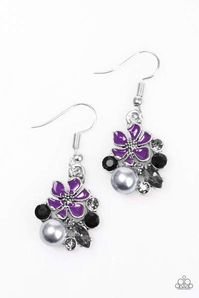 Paparazzi Accessories Floral Oasis - Purple Earrings
