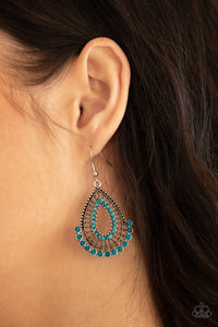 Paparazzi Accessories Castle Collection - Blue Earrings 