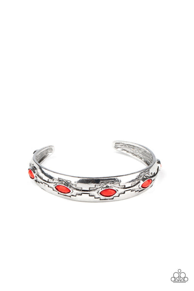 Paparazzi Accessories Santa Fe Scene - Red Bracelet 