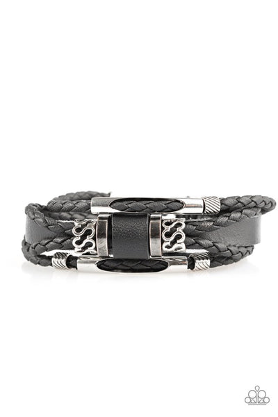 Paparazzi Bracelet Run Out Of Road - Black